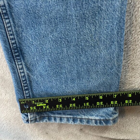 Wrangler Mens Jeans Size 33x32 Regular Fit Straight Leg Blue Ddenim 47MWCSV - Picture 6 of 12